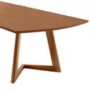 Ver imagem 6 de Mesa para Sala de Jantar Munique 220cm Madeira Tampo Barril Laminado Moderna Mobília