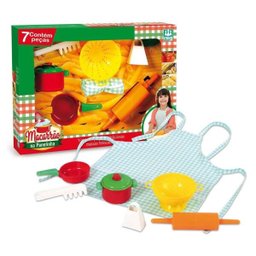 Cozinha De Brinquedo Macarrão Na Panelinha 07 Peças Nig - 1
