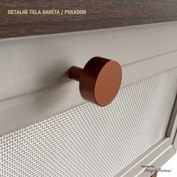 Penteadeira Camarim Bancada Para Maquiagem Bege cobre - 4