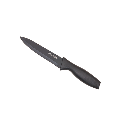 Faca Legumes Inox Antiaderente Preto 5” Mimo Ac21053