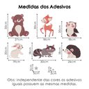 Ver imagem 5 de Adesivos de Parede Animais Bichinhos Estrelas Titulo Laranja