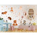 Ver imagem 6 de Adesivos de Parede Animais Bichinhos Estrelas Titulo Laranja