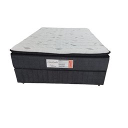 Colchão Casal Queen Amsterdã Molas Ensacadas com Espuma D33 1,58x1,98x0,30 Cinza - 1
