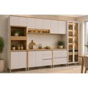 Ver imagem 1 de Cozinha Completa 6 Peças 14 Portas Allure CZ652 Gris Linea