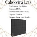 Ver imagem 3 de Cabeceira Queen 158 cm Lots Veludo Preto Soon