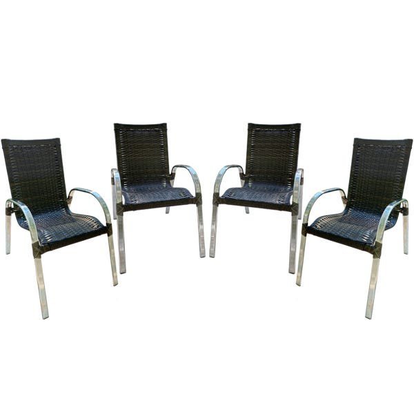 4 Cadeiras Colômbia para área gourmet, varanda, piscina, sacada, Área externa, Edícula, Jardim 86 - 1