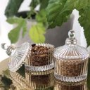Ver mais imagens de Kit 10 Potiches de Cristal com Tampa Carrosel Lyor 6,5x9cm Bomboniere Decorativo Lembrancinha