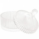 Ver imagem 3 de Kit 10 Potiches de Cristal com Tampa Carrosel Lyor 6,5x9cm Bomboniere Decorativo Lembrancinha