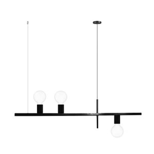 Pendente Haven na Cor Preto para 3 Lâmpadas E-27 Bivolt - Haven-preto-e27