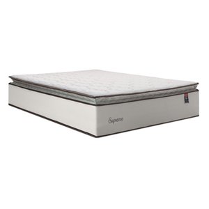 Colchão de Molas Ensacadas Pillow Top Supreme Lux Casal 138cm