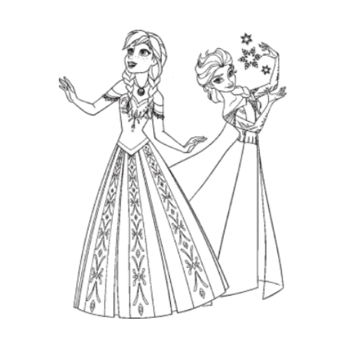 Tela para Pintura Riscada 30x40cm Frozen Art & Hobby - 2