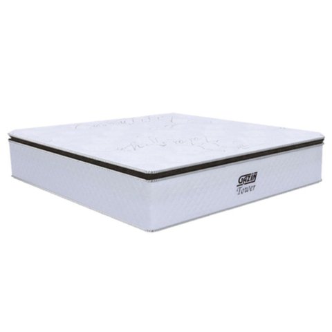 Colchão Box Casal Queen Size 158cm Molas Ensacada Soft Pillow Tower NW Branco - Gazin