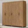 Guarda-Roupa Casal Santarém 6 Portas 2 Gavetas Freijó - Mx Móveis - 1