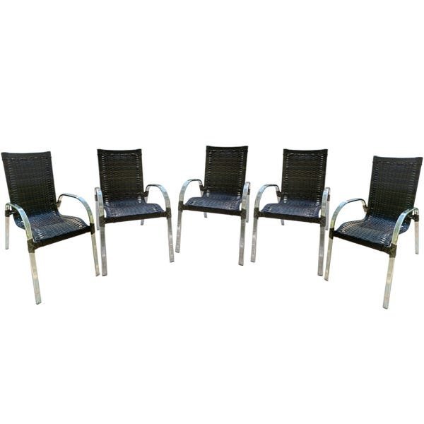5 Cadeiras Colômbia para área gourmet, varanda, piscina, sacada, Área externa, Edícula, Jardim 30 - 1