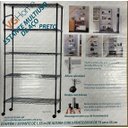 Ver imagem 4 de Estante de Aço Inox VGHome 5 prateleiras - aramada Cor Preta