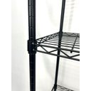 Ver imagem 5 de Estante de Aço Inox VGHome 5 prateleiras - aramada Cor Preta