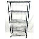 Ver imagem 1 de Estante de Aço Inox VGHome 5 prateleiras - aramada Cor Preta