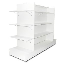 Gôndola Prateleira Central Branco 135x185x60 - Deep - 1