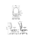 Ver imagem 3 de Cadeira Backsytem Diretor Nr17 Tecido J.serrano Preto