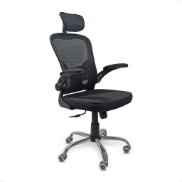 Cadeira para Escritório Office Ergonômica Modelo Presidente Cor Preto - 1