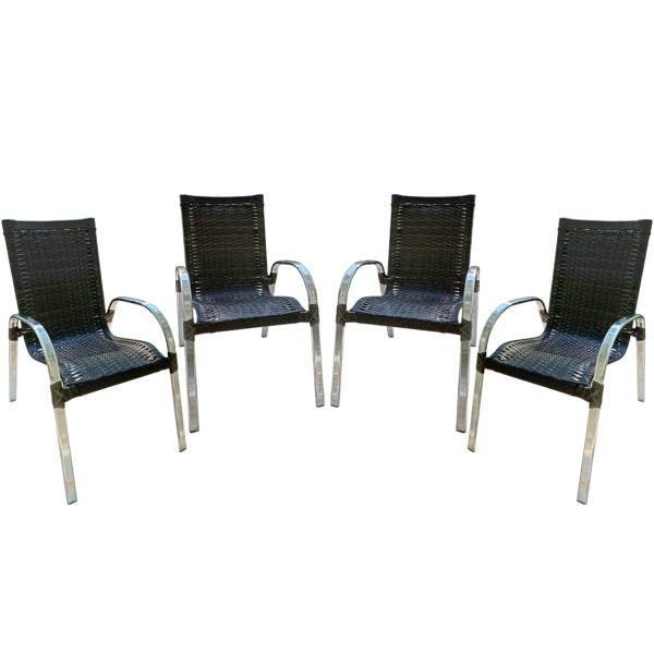 4 Cadeiras Colômbia para área gourmet, varanda, piscina, sacada, Área externa, Edícula, Jardim 22 - 1