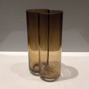 Ver imagem 2 de Vaso Decorativo Enfeite Casa Flores 22x12x8cm Vidro Âmbar