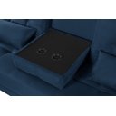 Ver imagem 3 de Sofá Cama Solteiro Colorado Reclinável 3 Posições em Suede: Azul-marinho