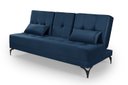 Ver imagem 4 de Sofá Cama Solteiro Colorado Reclinável 3 Posições em Suede: Azul-marinho