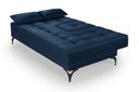 Ver imagem 6 de Sofá Cama Solteiro Colorado Reclinável 3 Posições em Suede: Azul-marinho