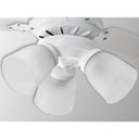 Ver imagem 2 de Ventilador de Teto 3 Lâmpadas Rubi Branco 3 Pás Transparentes Loren Sid - 127v