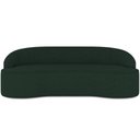 Ver imagem 3 de Sofá 3 Lugares Curvo Sala de Estar Living Lótus D02 Linho Verde Musgo 180 cm C-117 - Lyam Decor