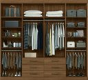 Ver imagem 3 de Guarda-roupa Casal 8 Portas 6 Gavetas 238,80cm Master Santos Andirá