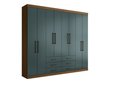 Ver imagem 2 de Guarda-roupa Casal 8 Portas 6 Gavetas 238,80cm Master Santos Andirá