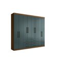 Ver imagem 2 de Guarda-roupa Casal 8 Portas 6 Gavetas 238,80cm Master Santos Andirá