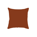 Ver imagem 1 de Capa de Almofada Lisa Suede Terracota 50x50cm