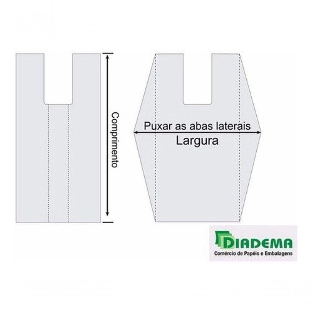 Sacola 60 X 80 Reciclada Pacote com 1 Kg Aprox. 40 Unidades - 2