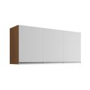 Ver imagem 2 de Armário Cozinha Aéreo 120cm 3 Portas Leticia Amêndoa/branco A01 - D’Rossi