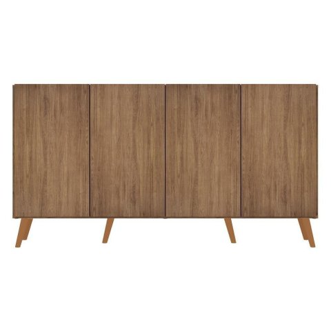 Aparador Buffet Retrô Multimóveis 4 Portas Rustic/natural