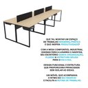 Ver mais imagens de Escrivaninha Mesa Escritório 6 Lugares