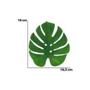 Ver imagem 2 de Jogo 3 Folhas Costela de Adão Verde Artificial Látex 19cm