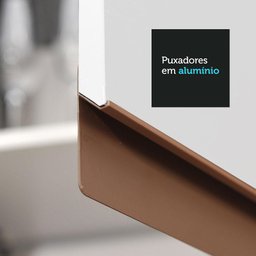Armário de Cozinha Completa 260cm Branco Reims Madesa 11 - 8