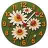Relógio de Parede - Margaridas -efeito 3d -25x25x2cm - 1