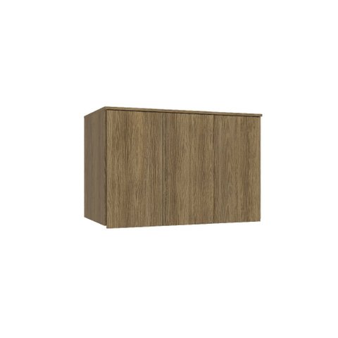 Aéreo Maleiro Baixo de 3 Portas 105cm Linha Modulado Adapt N541 Kappesberg - Nogueira