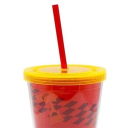 Copo Com Canudo Carros - 2