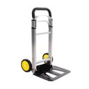 Ver imagem 1 de Carrinho De Mão Carga Armazém Dobrável Retrátil 90Kg Starfer