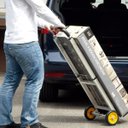 Ver imagem 5 de Carrinho De Mão Carga Armazém Dobrável Retrátil 90Kg Starfer