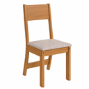 Ver imagem 7 de Conjunto Mesa de Jantar Karla com 4 Cadeiras Estofadas Freijó/Offwhite - Rede Móveis