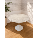 Ver imagem 4 de Mesa de Jantar Saarinen Redonda 70cm - Mármore Espirito Santo