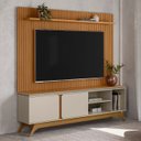 Ver imagem 2 de Painel Tv 75 Pol Benty e Rack Bancada 200cm Nice Nature/off L06 - Mpozenato