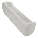 Ver imagem 4 de Sofá 04 Lugares para Sala de Estar 292 Cm Lazio M03 Bouclê Branco - Lyam Decor